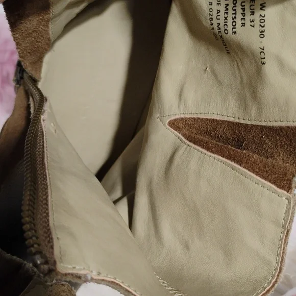 Olukai Kalulani Boot Seal Brown Mustang Distressed Boots Sz.7 Gently Worn - Picture 16 of 16